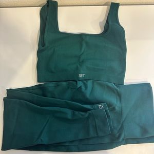 set active mojito sculpt flex box bra and leggings